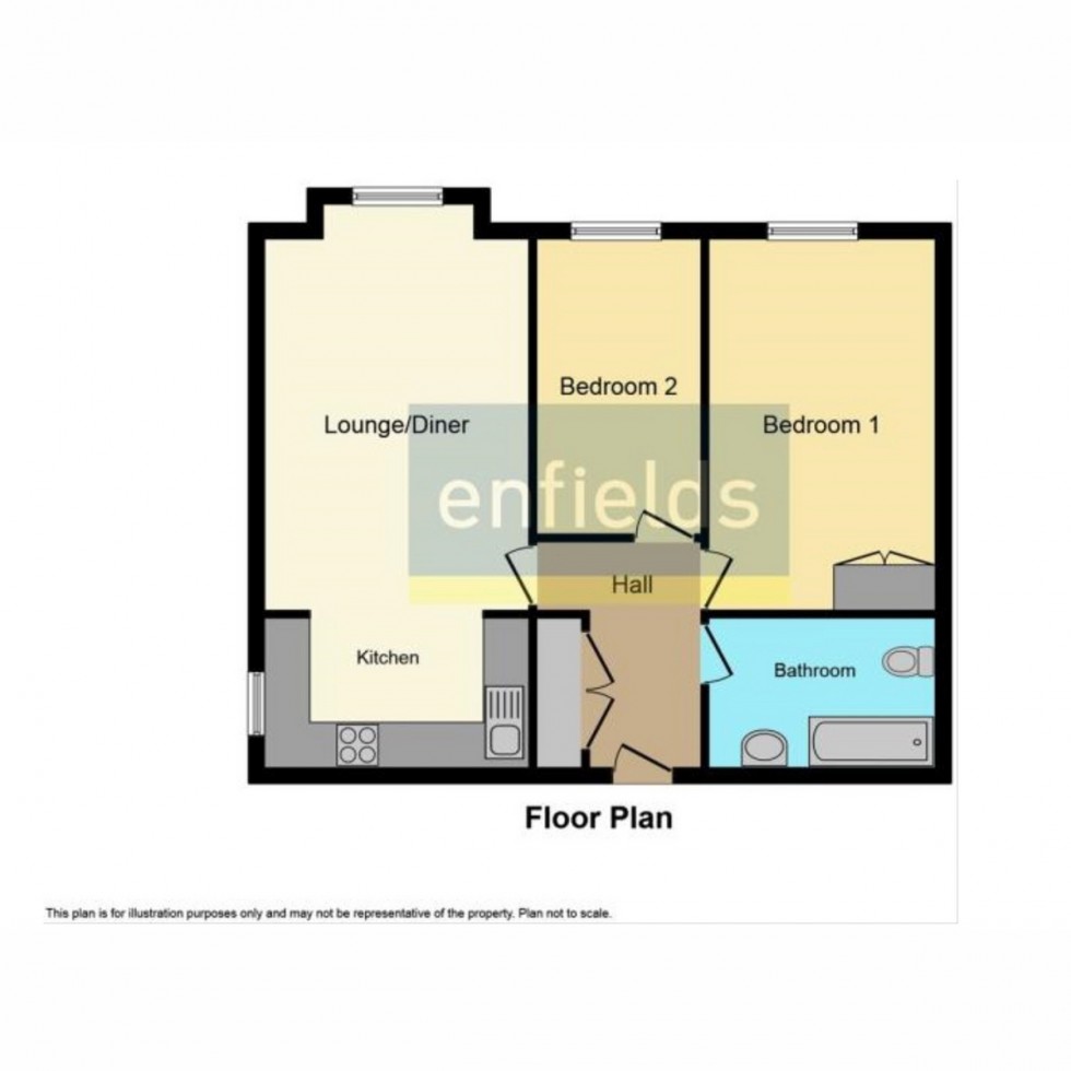 Floorplan for Paynes Road, Southampton, SO15