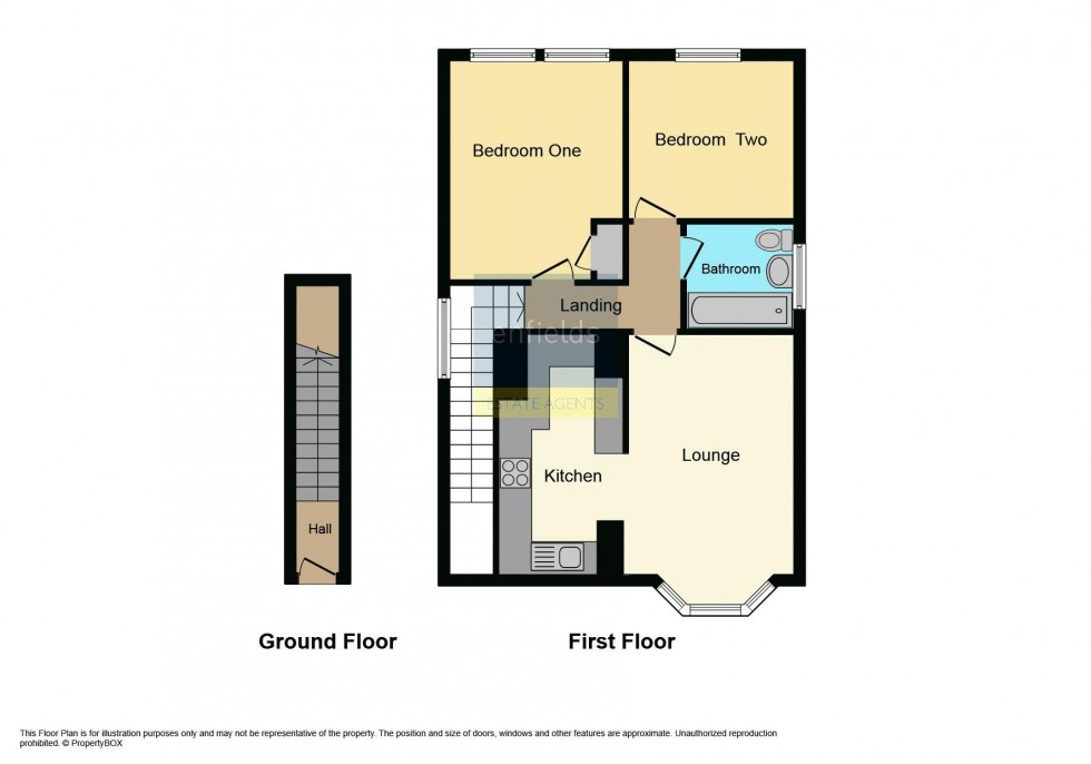 Floorplan for Frederica Road, Bournemouth
