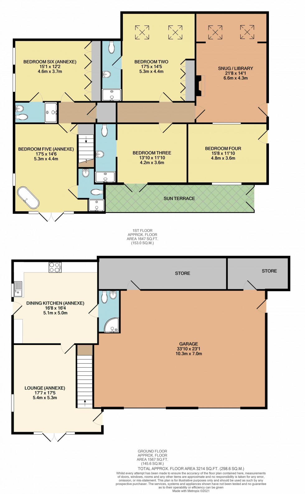 Floorplan for Meridian House, Darrington