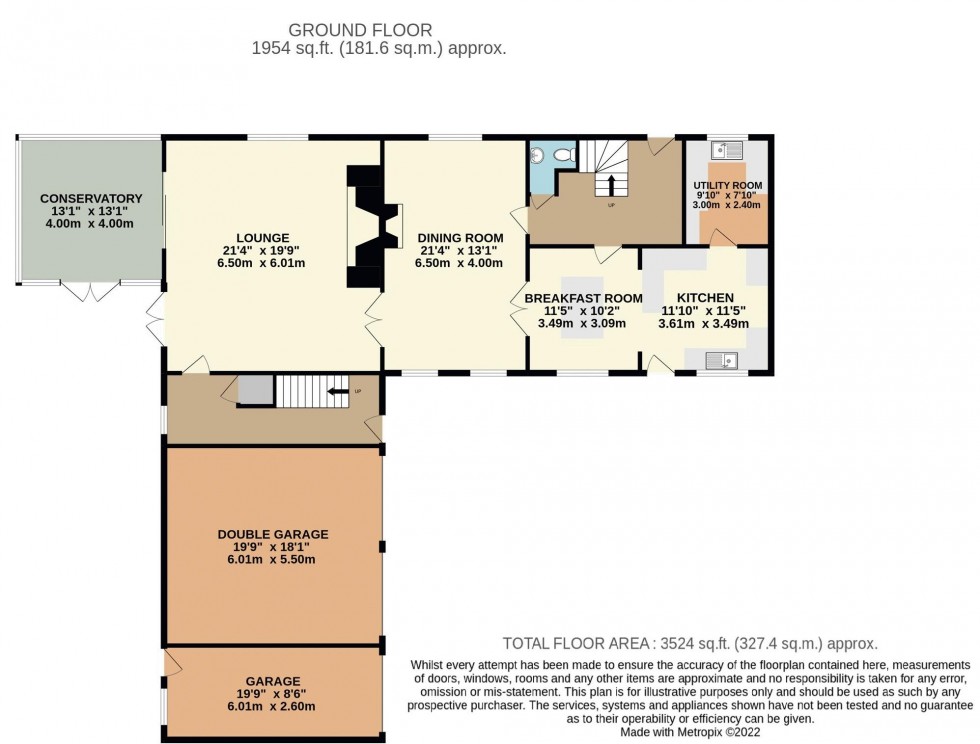 Floorplan for Ivy Cottage, Hirst Courtney