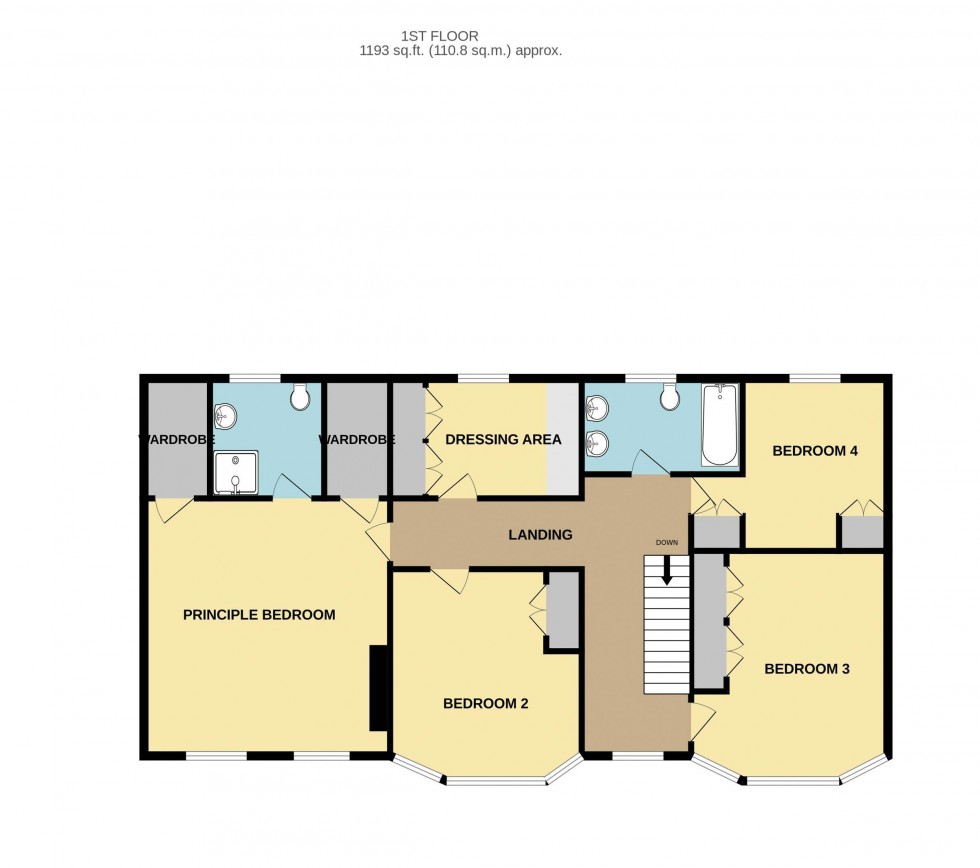Floorplan for Hebden, Homestead Estate, Menston