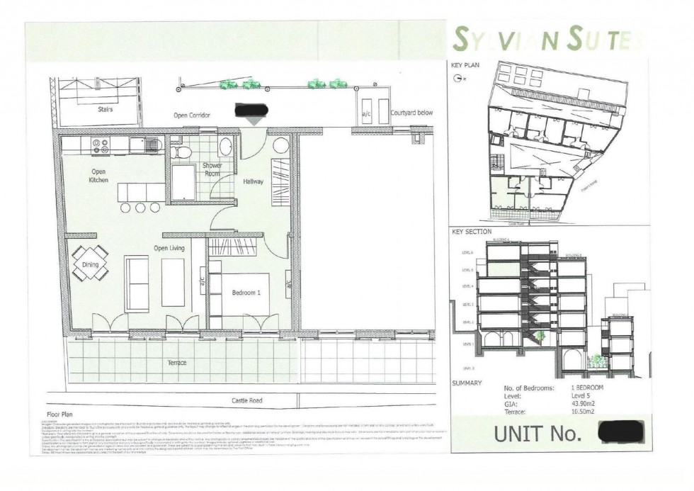 Floorplan for Sylvian Suites, Gibraltar, Gibraltar