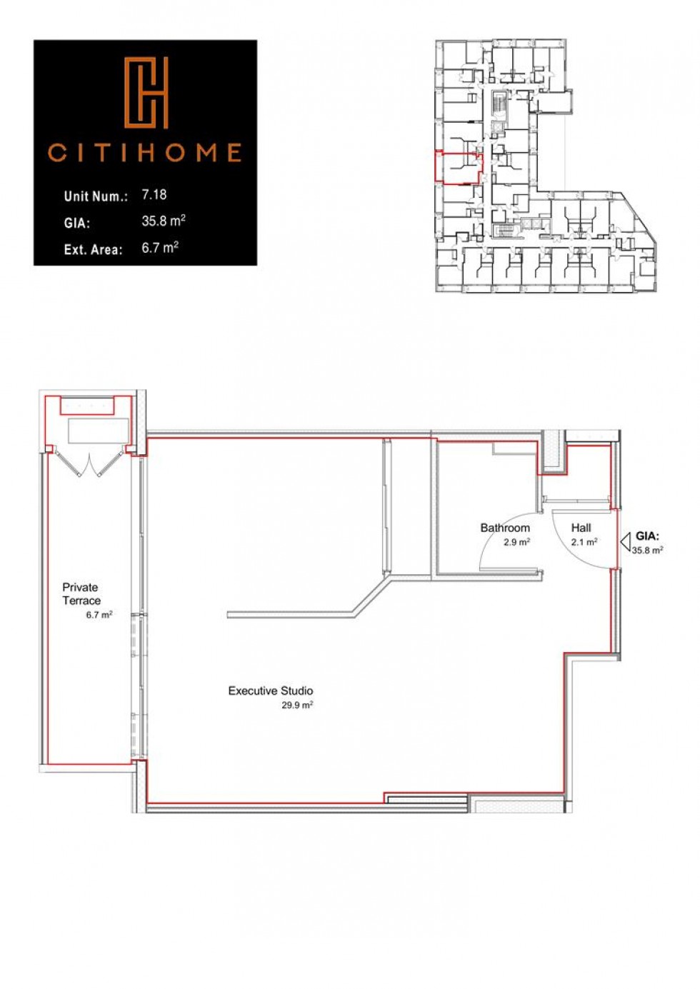 Floorplan for Citihome, Gibraltar, Gibraltar