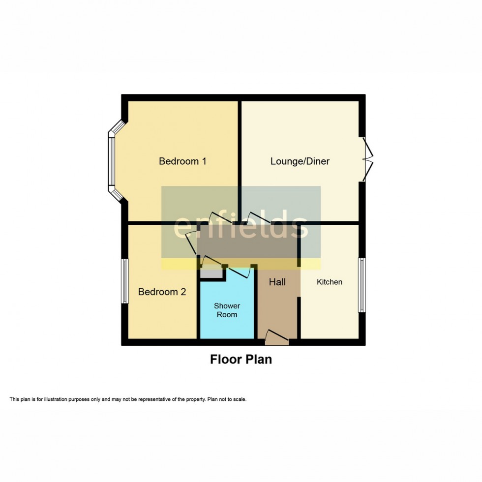 Floorplan for Vale Drive, Hampshire, SO18