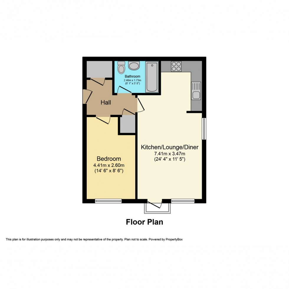 Floorplan for Lindoe Close, Southampton, SO15